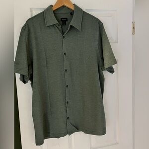 Buffalo David Bitton Green Casual Button Down Shirt